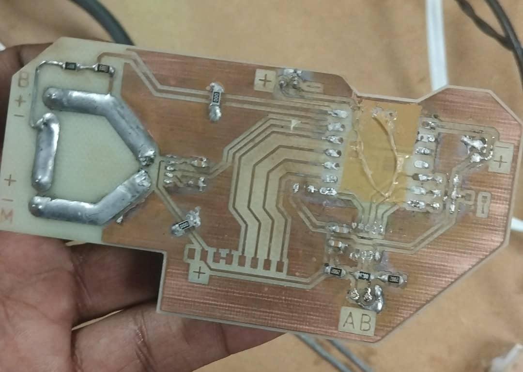 First failed PCB